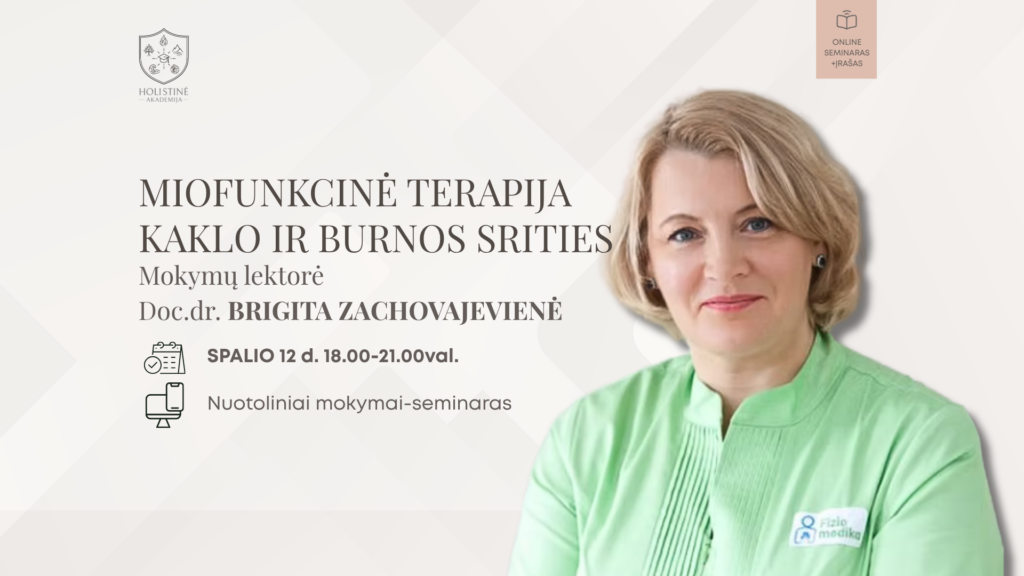 MIOFUNKCINĖ TERAPIJA KAKLO (ir burnos) SRITIES